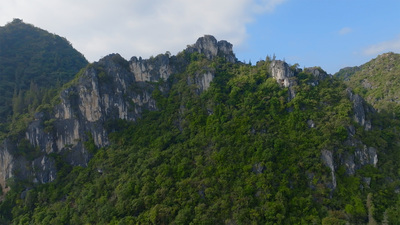 个人商用，云南省文山壮族苗族自治州文山市丘陵山崖航拍，视频素材